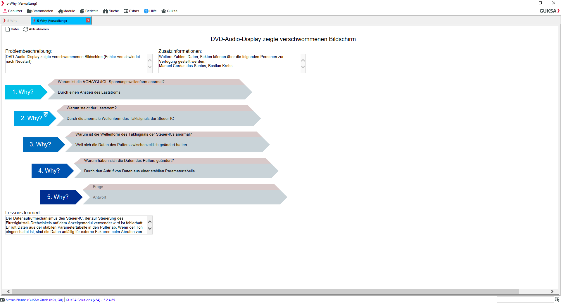 Analysis Tools 5Why